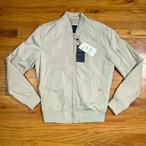 Cream/Tan Bomber Jacket (NWT)